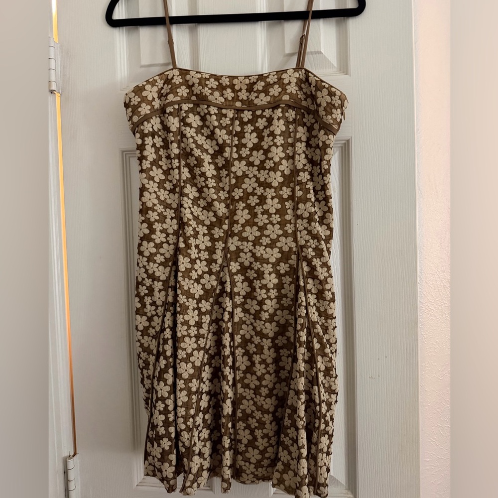 Floral Brown Dress